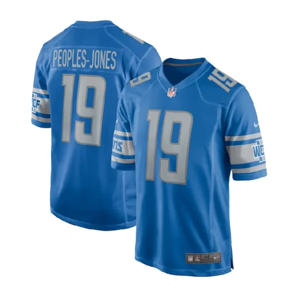 Donovan Peoples-Jones Jersey Detroit Lions Game Blue